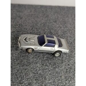 Zee Toys Zylmex Pontiac Firebird Trans Am Silver 1/59 Hong Kong Pull Back READ**
